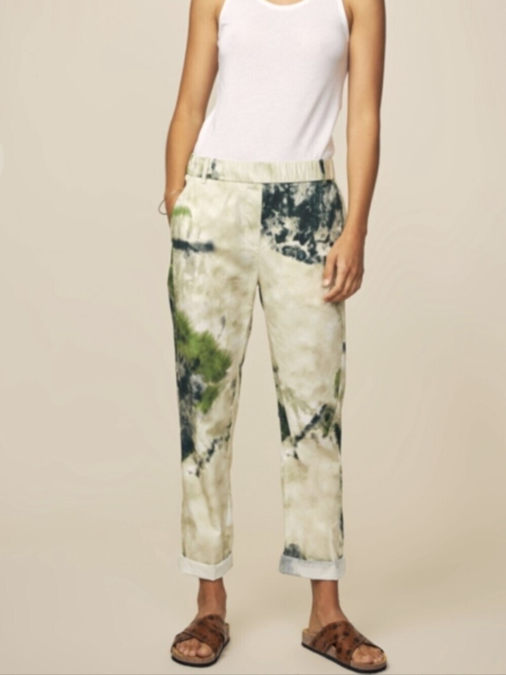 Diega Pacifio 6597 cotton pants tie dye M